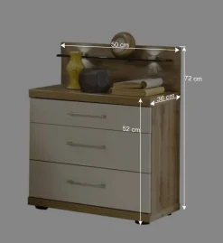 Schlafzimmermöbel Neriman mit Stauraumbett (vierteilig)^Wohnen New