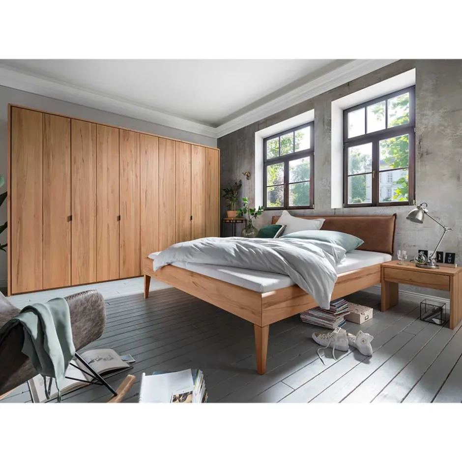 Wohnen Schlafzimmermöbel Set aus Kernbuche - Eudrinia (vierteilig)