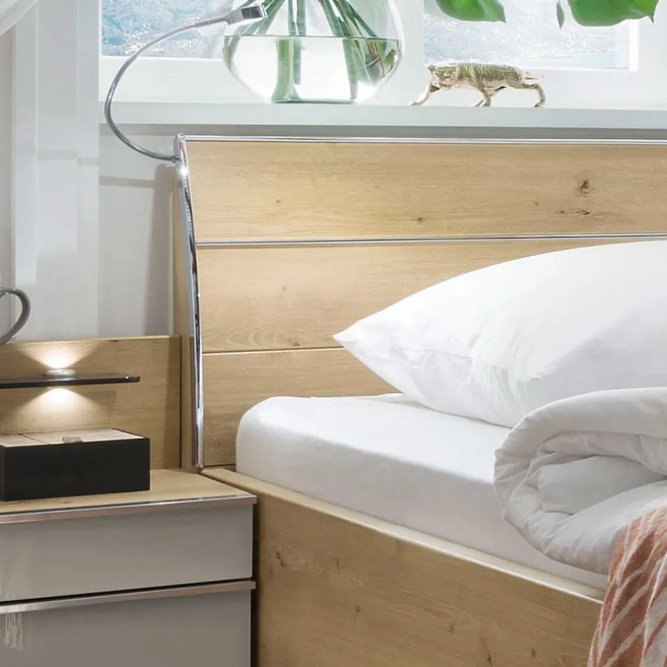 Wohnen Schlafzimmermöbel Set in Beige - Lesegano (vierteilig)