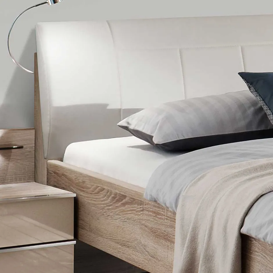 Wohnen Schlafzimmermöbel Set mit LED Licht - Rativian (vierteilig)