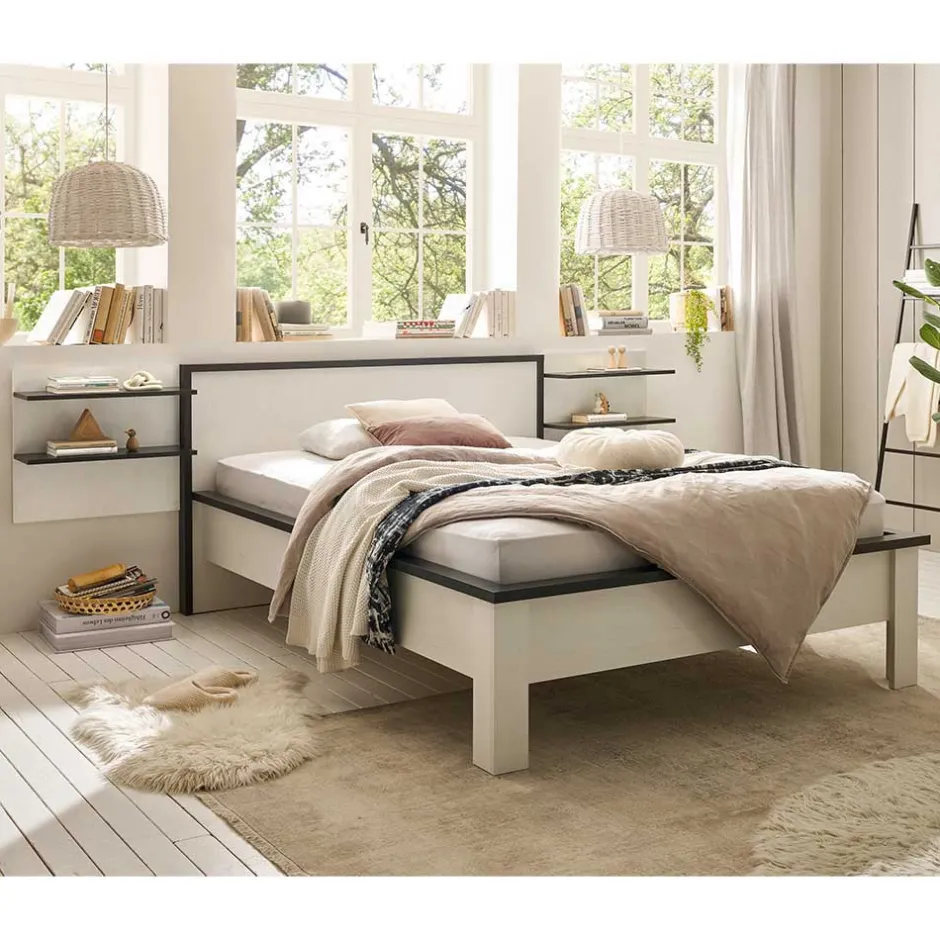 Schlafzimmer-Möbel-Set mit Bett 140x200 - Tramos (fünfteilig)^Wohnen