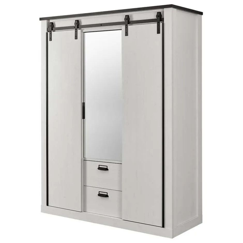 Schlafzimmer-Möbel-Set mit Bett 140x200 - Tramos (fünfteilig)^Wohnen