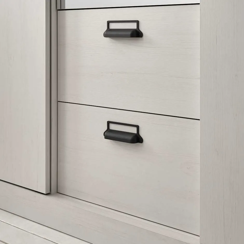 Schlafzimmer-Möbel-Set mit Bett 140x200 - Tramos (fünfteilig)^Wohnen