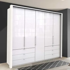 Wohnen Schlafzimmerschrank für Kleidung mit Türen - Dolienca