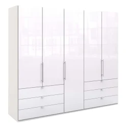 Wohnen Schlafzimmerschrank für Kleidung mit Türen - Dolienca