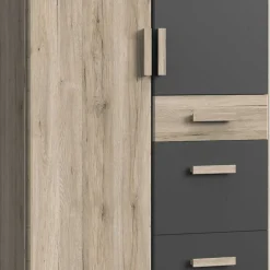 Wohnen Schlafzimmerschrank in Dekor Eiche San Remo - Jilamenda