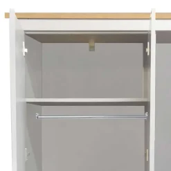 Schlafzimmerschrank in Grau & Eichefarben - Poliesti^Wohnen Discount