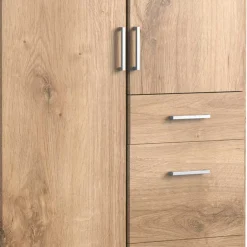 Schlafzimmerschrank in Holzoptik Plankeneiche - Osicria^Wohnen Discount