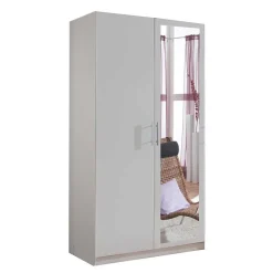 Wohnen Schlafzimmerschrank in Weiß foliert - Jodolio