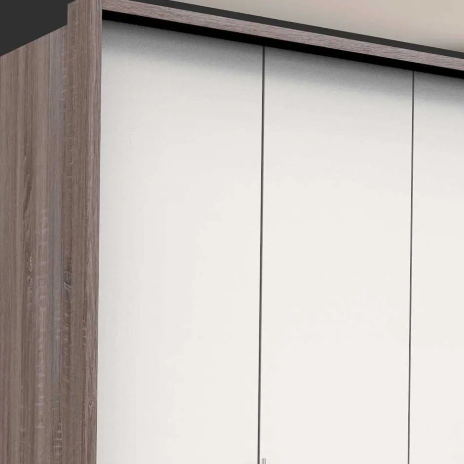 Wohnen Schlafzimmerschrank 2m mit 3 Schubladen - Tivierto