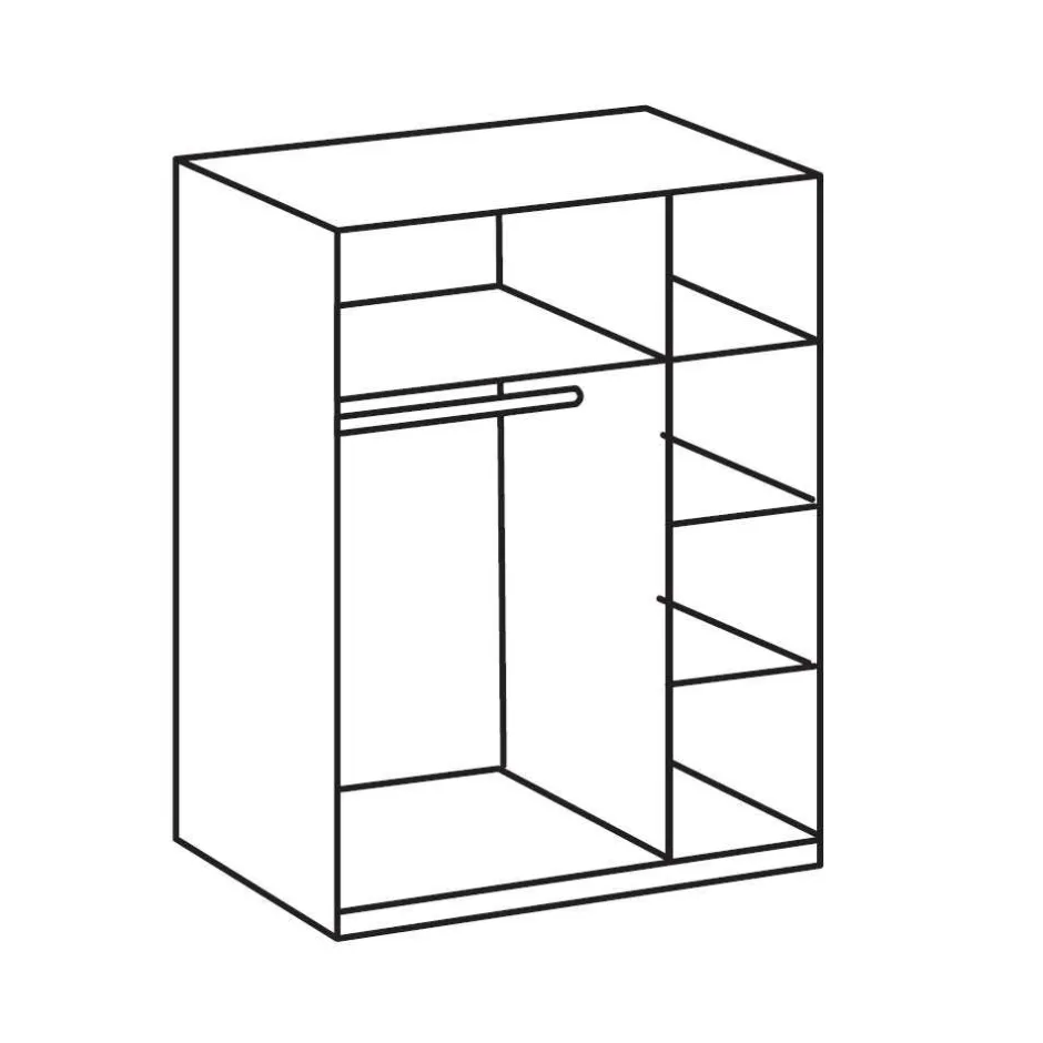 Schlafzimmerschrank Mellevos mit Spiegeltüren^Wohnen Best