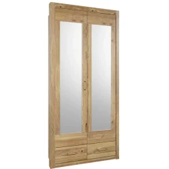 Wohnen Schlafzimmerschrank mit Doppeltür Spiegel - Zamron