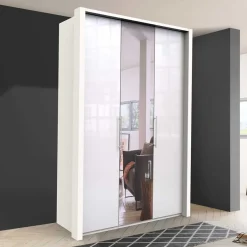 Wohnen Schlafzimmerschrank mit Falttür & Tür - Dolienca