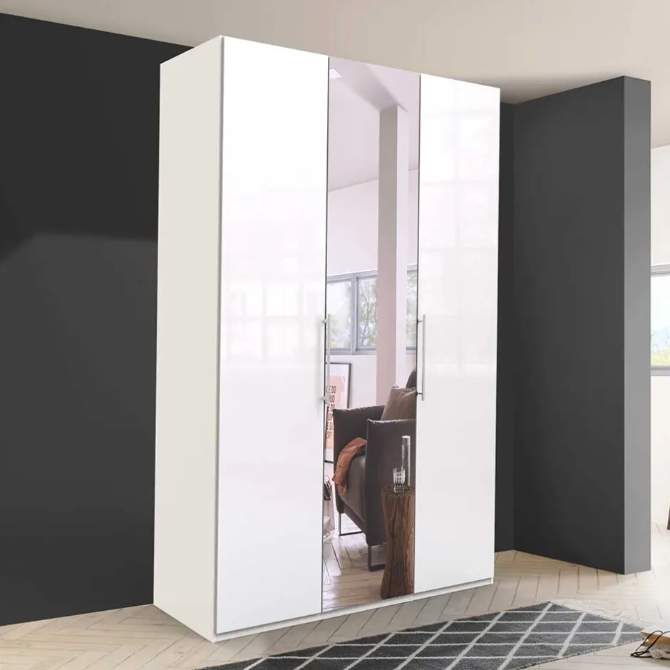 Wohnen Schlafzimmerschrank mit Falttür & Tür - Dolienca