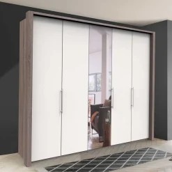 Schlafzimmerschrank mit Metallgriffen - Tivierto I^Wohnen Sale