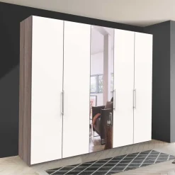 Schlafzimmerschrank mit Metallgriffen - Tivierto I^Wohnen Sale