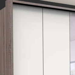 Schlafzimmerschrank mit Metallgriffen - Tivierto I^Wohnen Sale