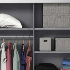 Schlafzimmerschrank mit Schwebetüren in Eiche Grau - Carika^Wohnen Outlet