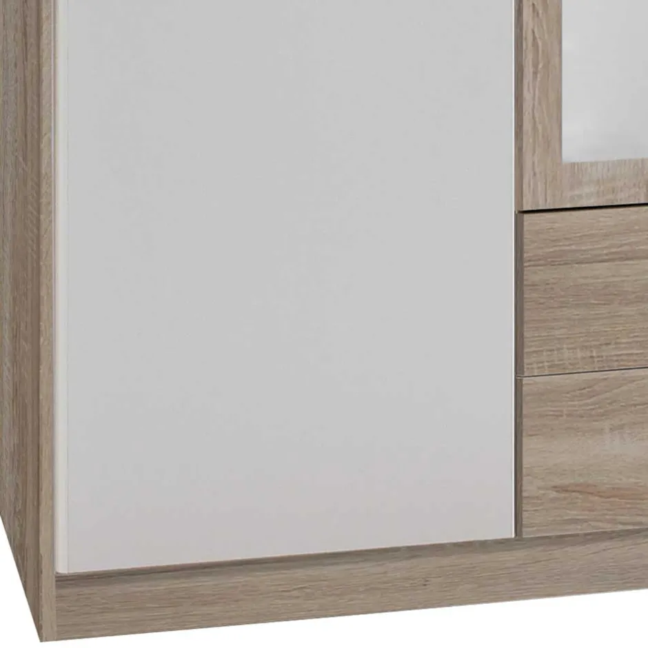 Schlafzimmerschrank mit vier Türen & zwei Schubladen - Nicla^Wohnen New