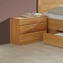 Schlafzimmer-Set Bordeaux aus Erle (vierteilig)^Wohnen Discount