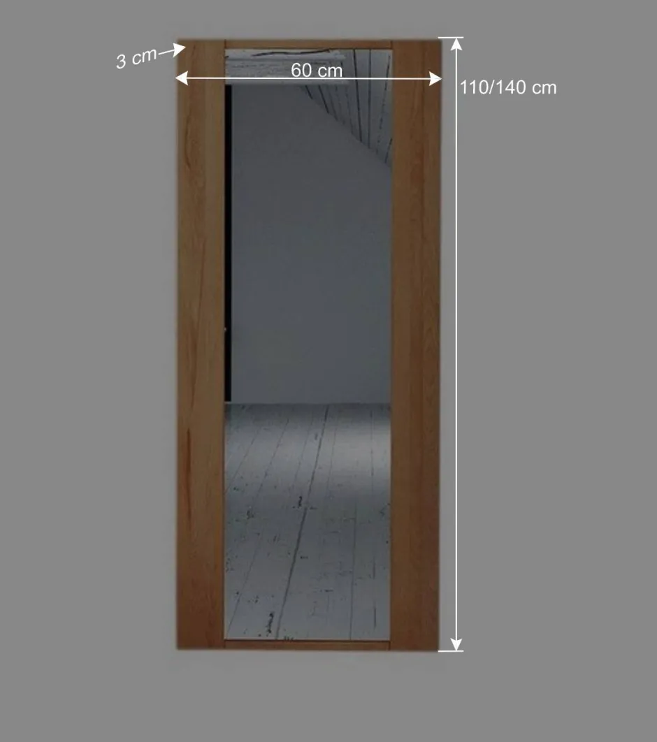 Wohnen Schlafzimmerspiegel Mosniak aus Kernbuche Massivholz