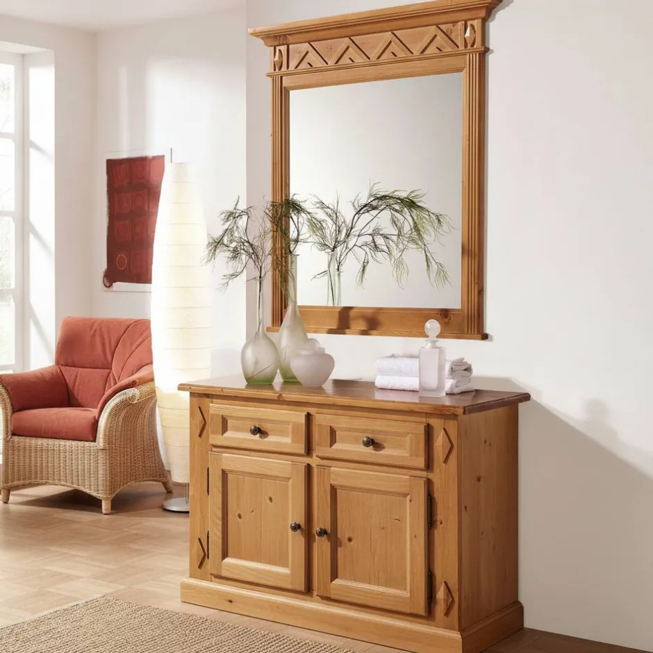 Wohnen Schlafzimmerspiegel Terezza aus Fichte Massivholz