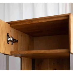 Wohnen Schlanke Vitrine mit LED Beleuchtung - Cocondar