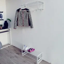 Schlichte Garderoben-Möbel in Weiß - Torosma (zweiteilig)^Wohnen New