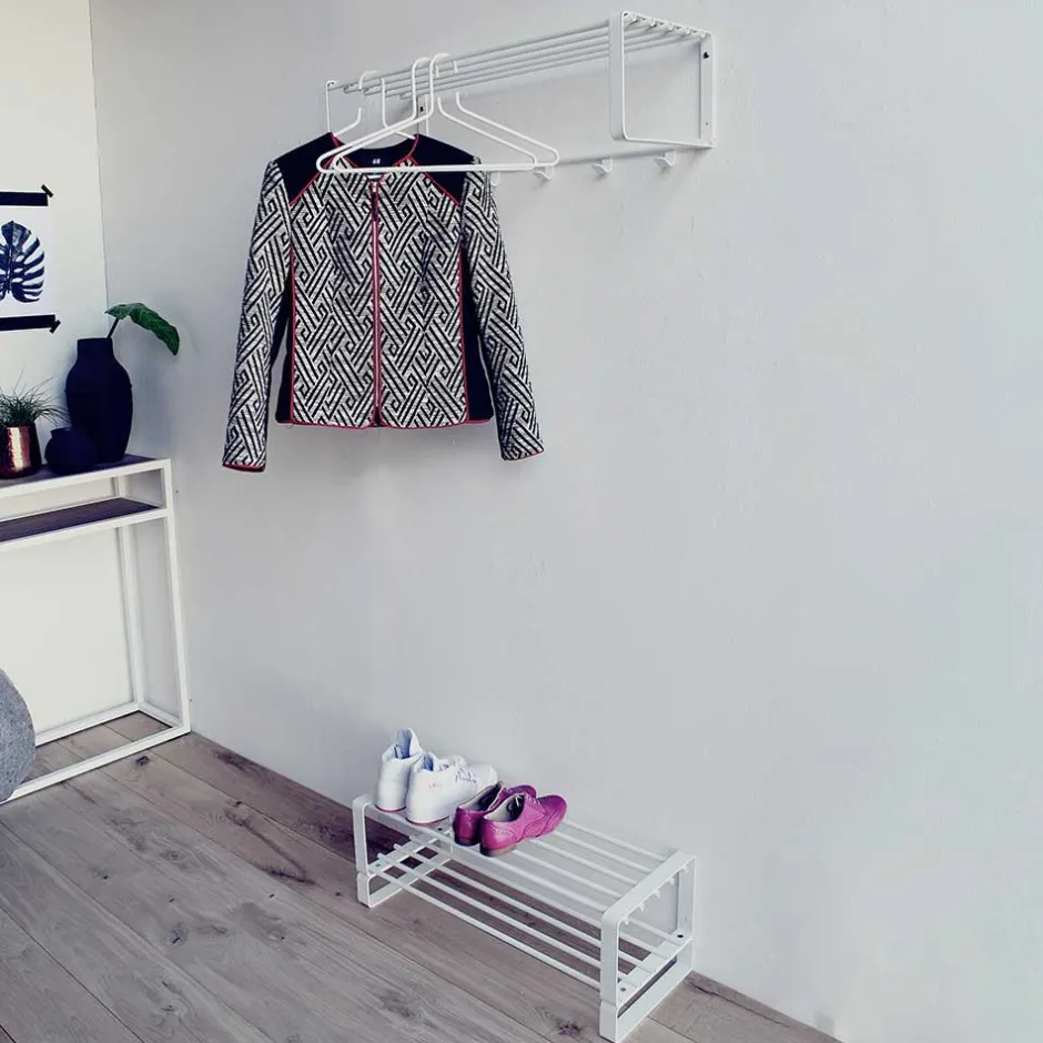 Schlichte Garderoben-Möbel in Weiß - Torosma (zweiteilig)^Wohnen New