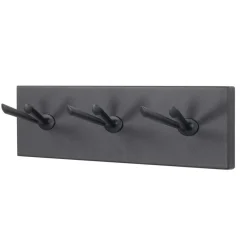 Wohnen Schlichte Stahl Wandgarderobe mit 6 Kleiderhaken - Tarado