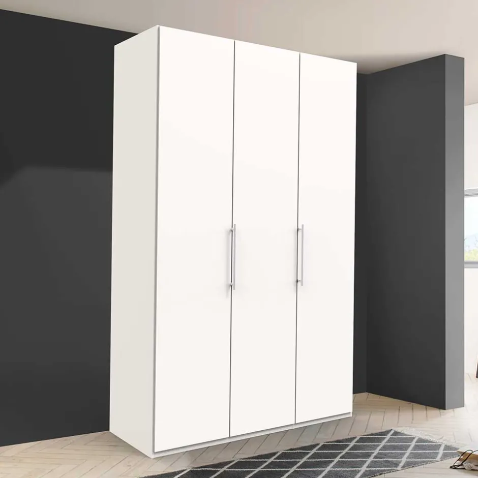 Schlichter Schlafzimmerschrank in Weiß - Donpiave^Wohnen Hot