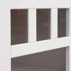 Schmale Landhaus Vitrine aus Kiefernholz - Bordona^Wohnen Best