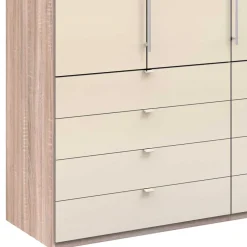 Schmaler Kleiderschrank in Cremefarben - Rativian^Wohnen Clearance