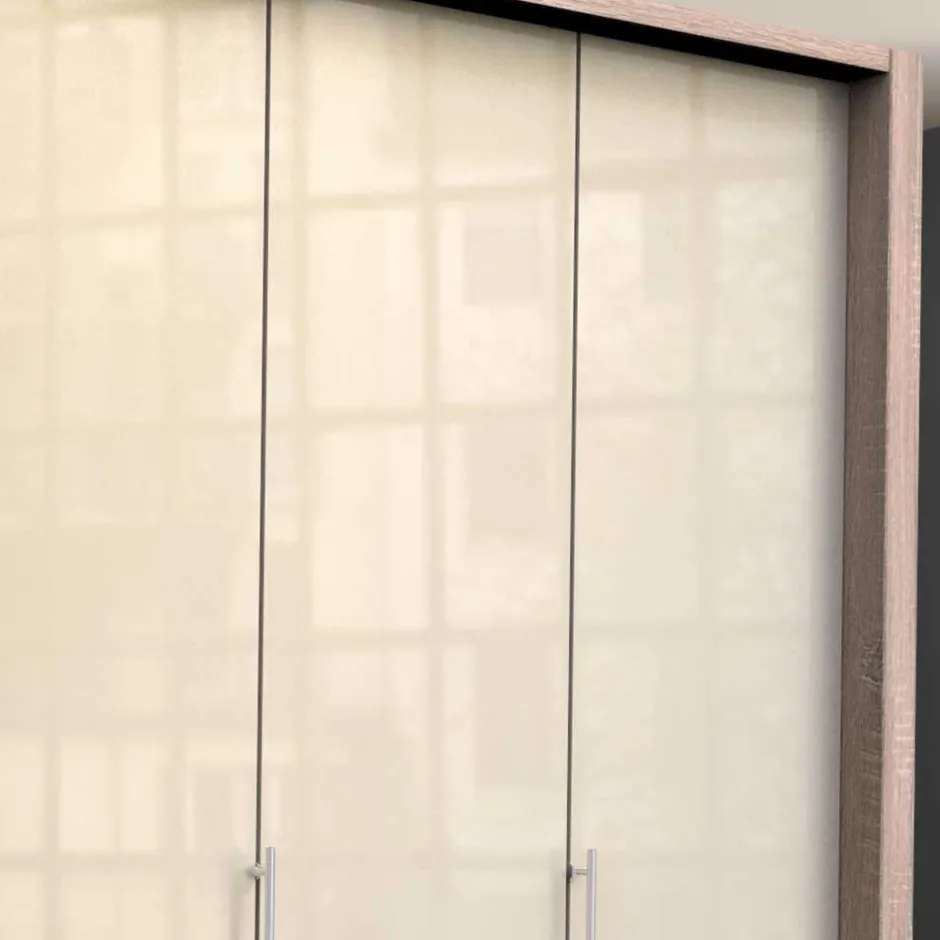 Schmaler Kleiderschrank in Cremefarben - Rativian^Wohnen Clearance