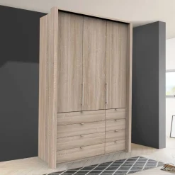 Wohnen Schmaler Kleiderschrank mit acht Schubladen - Zayun