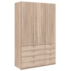 Wohnen Schmaler Kleiderschrank mit acht Schubladen - Zayun