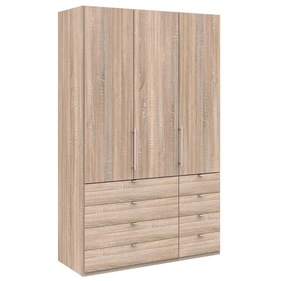 Wohnen Schmaler Kleiderschrank mit acht Schubladen - Zayun