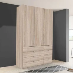 Wohnen Schmaler Kleiderschrank mit acht Schubladen - Zayun