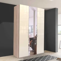 Schmaler Schlafzimmer Schrank mit Spiegel - Rativian^Wohnen Outlet