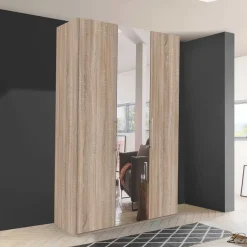 Schmaler Schlafzimmer-Schrank mit Spiegel - Zayun^Wohnen Outlet