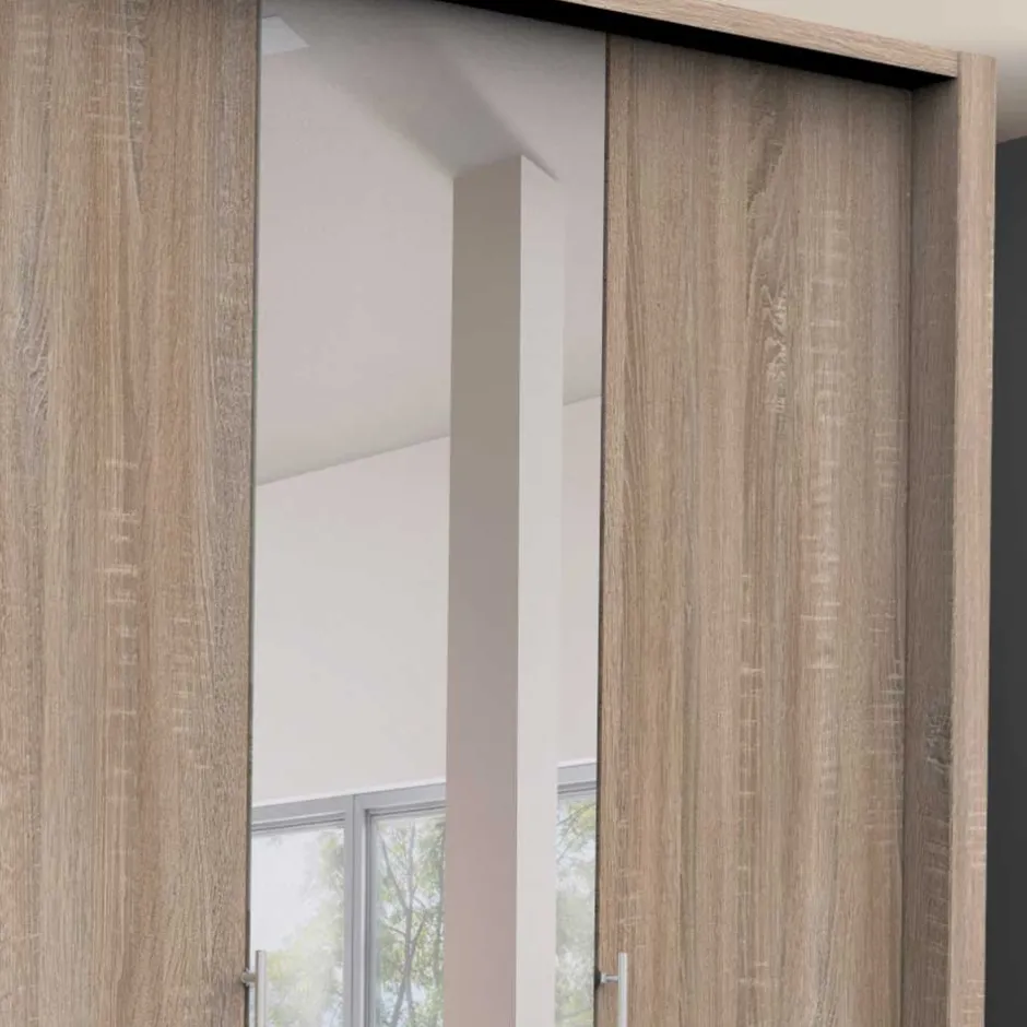 Schmaler Schlafzimmer-Schrank mit Spiegel - Zayun^Wohnen Outlet