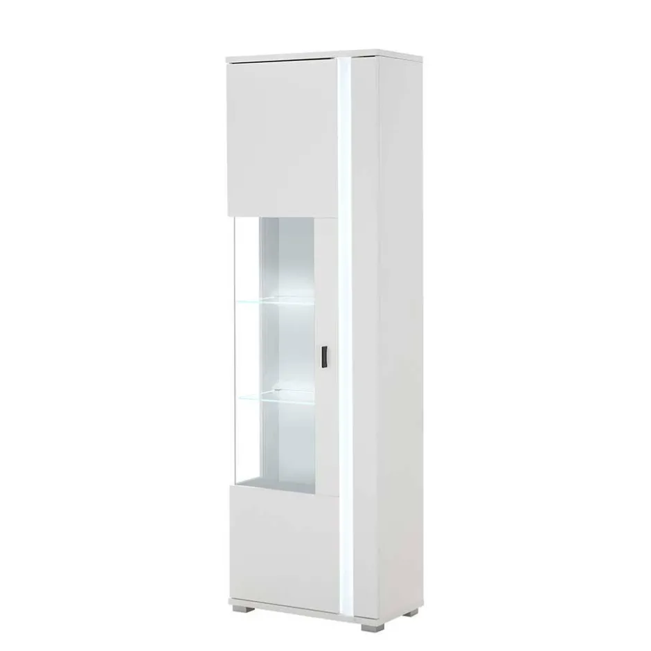 Schmaler Vitrinenschrank mit LED Beleuchtung - Tirol^Wohnen Online