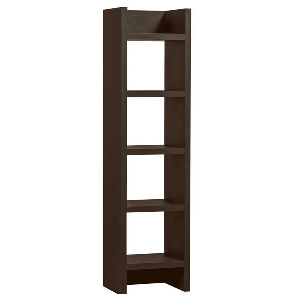 Wohnen Schmales Regal in Dunkelbraun - Belpasso