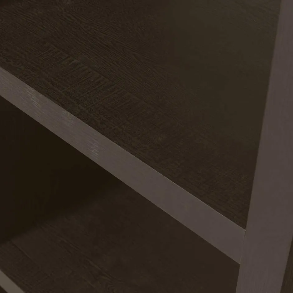 Wohnen Schmales Regal in Dunkelbraun - Belpasso