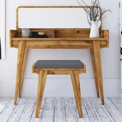 Schminktisch & Hocker - moderner Retro Style - Hardus (zweiteilig)^Wohnen Sale