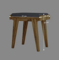 Schminktisch & Hocker - moderner Retro Style - Hardus (zweiteilig)^Wohnen Sale