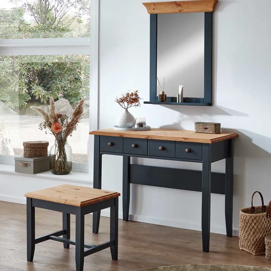 Wohnen Schminktisch Set - Modernes Landhaus - Strada (dreiteilig)