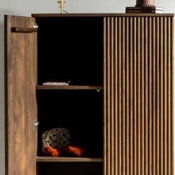 Wohnen Schrank aus Eiche geschliffen in Wenge - Gimy