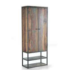 Wohnen Schrank aus Recyclingholz mit Lackresten - Miriam