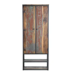 Wohnen Schrank aus Recyclingholz mit Lackresten - Miriam